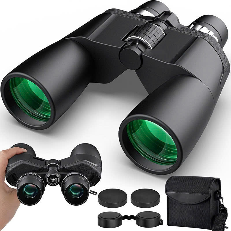 Ống nhòm hai mắt zoom cao cấp Terino BZ-1050HD ( lăng kính BAK4, HD, độ phóng đại lớn, thấu kính FMC, màu đen) - Hàng chính hãng