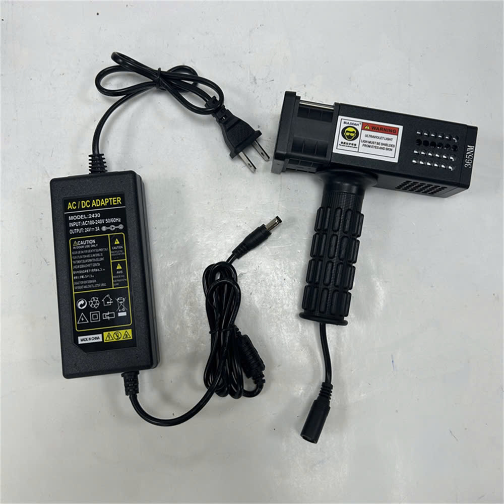 Đèn UV công nghiệp cầm tay công suất cao Terino D58W-UV (58W, 365nm, sấy keo UV, Sơn UV) – Hàng chính hãng