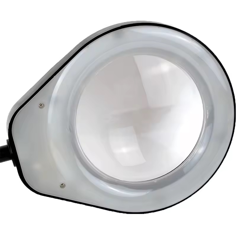 Kính lúp để bàn có đèn TERINO DE-78B/5X (phóng đại 5X, Led, màu đen) - Hàng chính hãng
