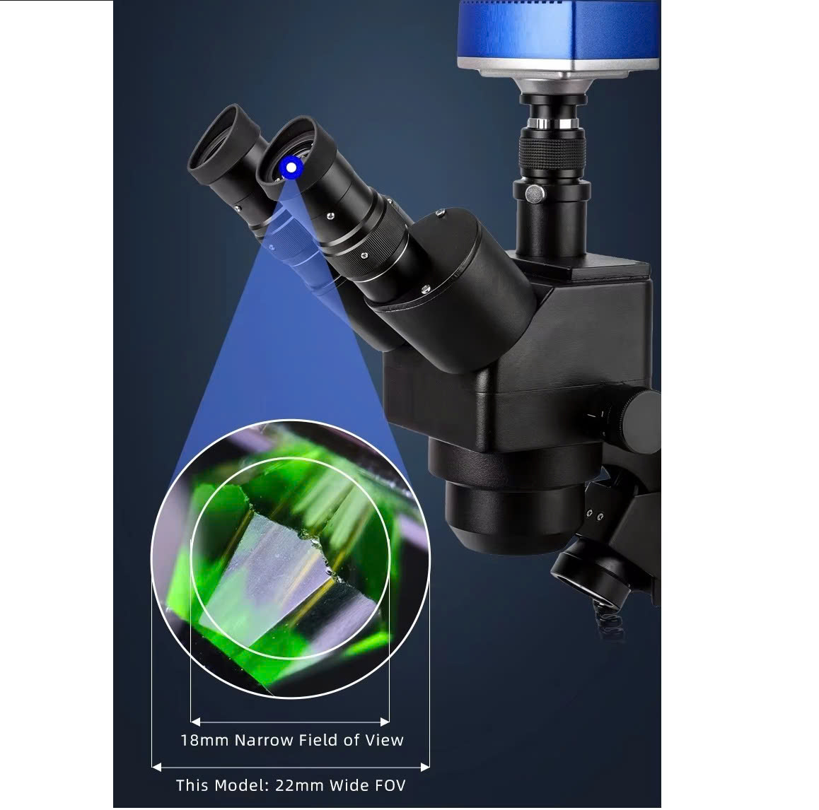 Kính hiển vi soi, kiểm tra đá quý chuyên dụng Terino GEM-22 Pro (Tích hợp camera 4K, soi đá quý và kim cương) - Hàng chính hãng