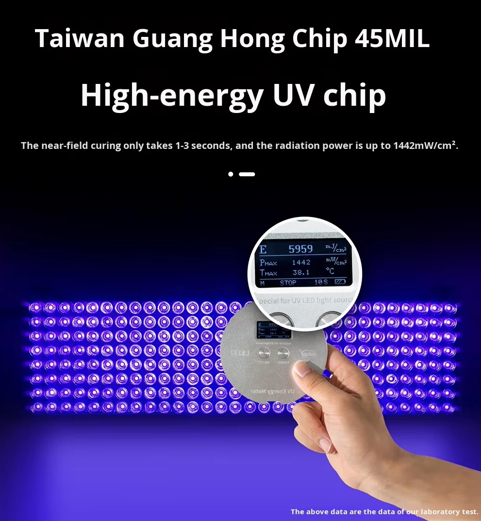 Đèn tia UV cao cấp công suất lớn dùng cho công nghiệp Terino H200W-UV Pro (395nm, 200W, có núm chỉnh cường độ sáng, sấy keo UV, mực UV)- Hàng chính hãng