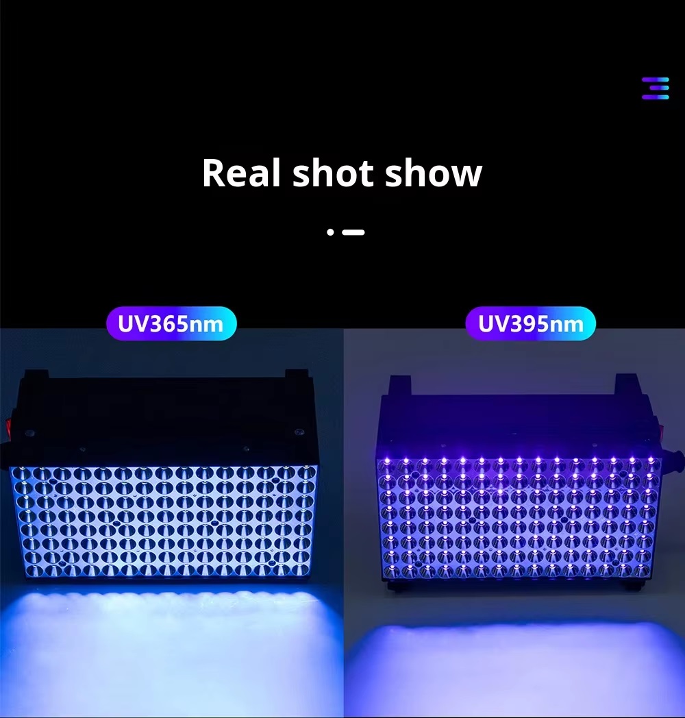 Đèn tia UV cao cấp công suất lớn dùng cho công nghiệp Terino H200W-UV Pro (395nm, 200W, có núm chỉnh cường độ sáng, sấy keo UV, mực UV)- Hàng chính hãng
