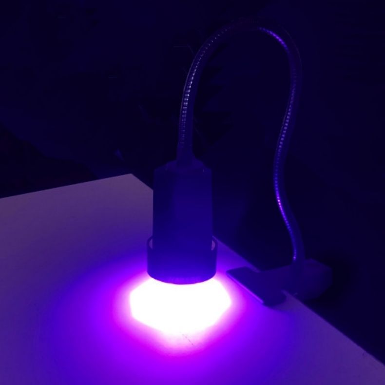 Đèn tia UV gắn bàn dùng cho công nghiệp Terino H598-UV (395nm, 18W, sấy keo UV, gắn linh kiện, sửa chữa điện thoại) - Hàng chính hãng