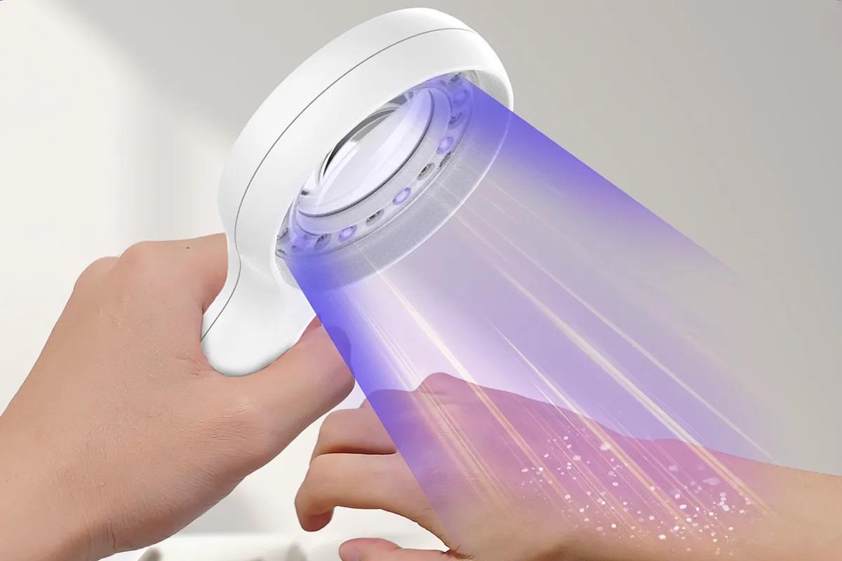 Kính lúp soi da (Dermatology) Terino HD-150 đèn UV 365nm & 405nm (dùng cho bác sỹ da liễu, thẩm mỹ) - Hàng chính hãng