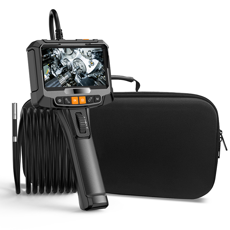Thiết bị camera soi khe hẹp cao cấp Terino HDS10 (Dây 2 mét, xoay 360 độ, màn hình 5.0 inch IPS, đường kính đầu dò 8.5mm, Camera nội soi công nghiệp) - Hàng chính hãng