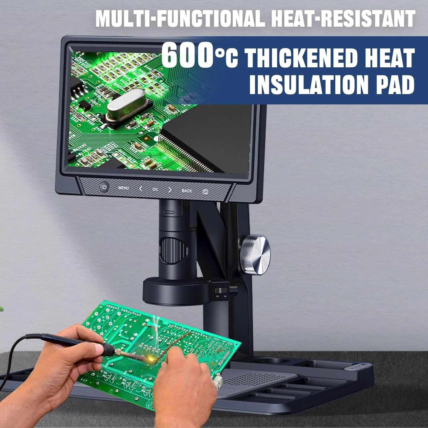 Kính hiển vi kỹ thuật số Terino HD101-1600C (Phóng đại 1600X, 10.1 Inch IPS HD) - Hàng chính hãng