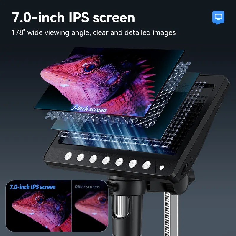 Kính hiển vi kỹ thuật số Terino HD1200X-TN (độ phóng đại 1200X, LCD 7 inch IPS)- Hàng chính hãng