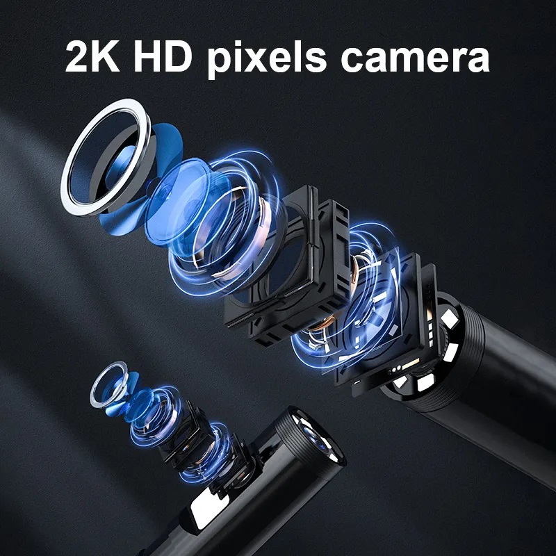 Thiết bị camera soi khe hẹp wifi Terino HD600 (Dây 5 mét, kết nối WiFii, HD, đường kính 7.9 mm, Camera nội soi công nghiệp) - Hàng chính hãng