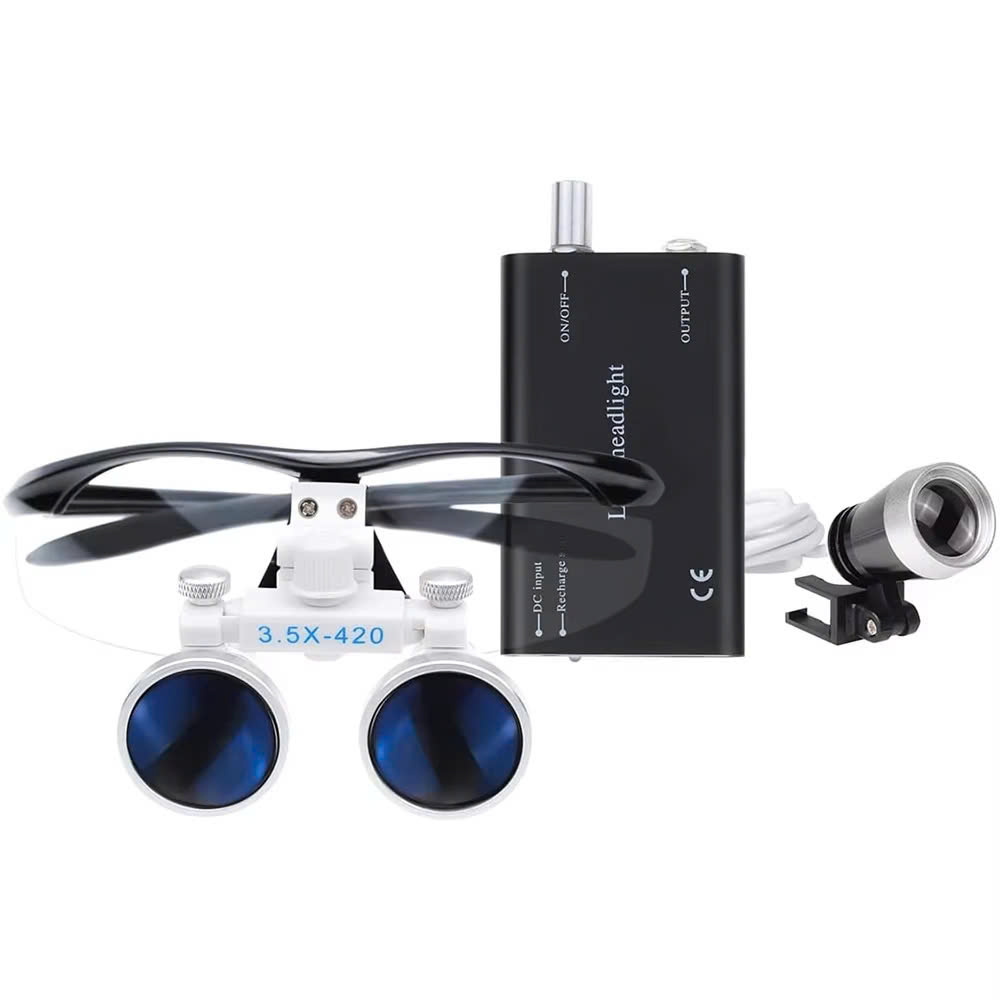 Kính lúp cao cấp có đèn, gắn mắt kính TERINO R00-4D - Hàng chính hãng