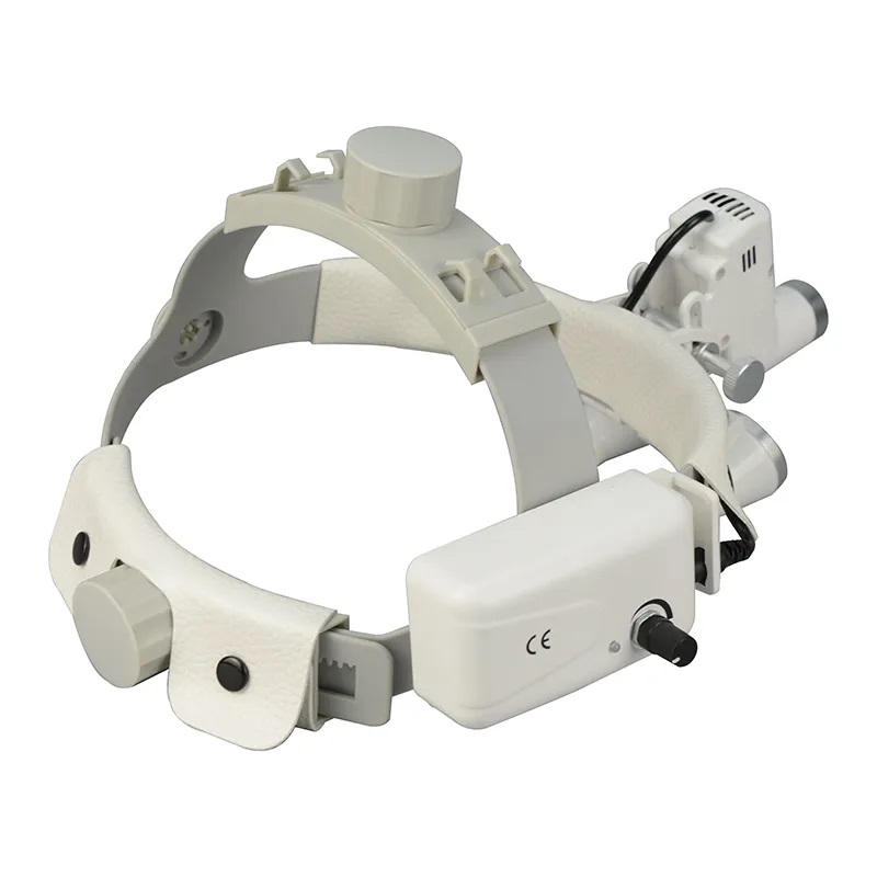 Kính lúp cao cấp có đèn, choàng đầu TERINO RDM-001 (dùng cho nha khoa, phẫu thuật) - Hàng chính hãng