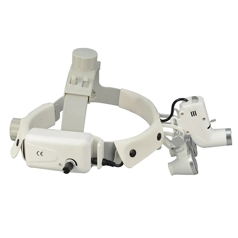 Kính lúp cao cấp có đèn, choàng đầu TERINO RDM-001 (dùng cho nha khoa, phẫu thuật) - Hàng chính hãng