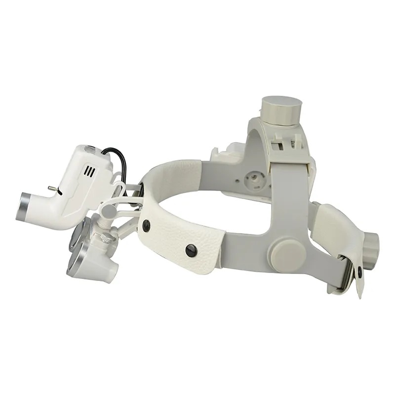 Kính lúp cao cấp có đèn, choàng đầu TERINO RDM-001 (dùng cho nha khoa, phẫu thuật) - Hàng chính hãng