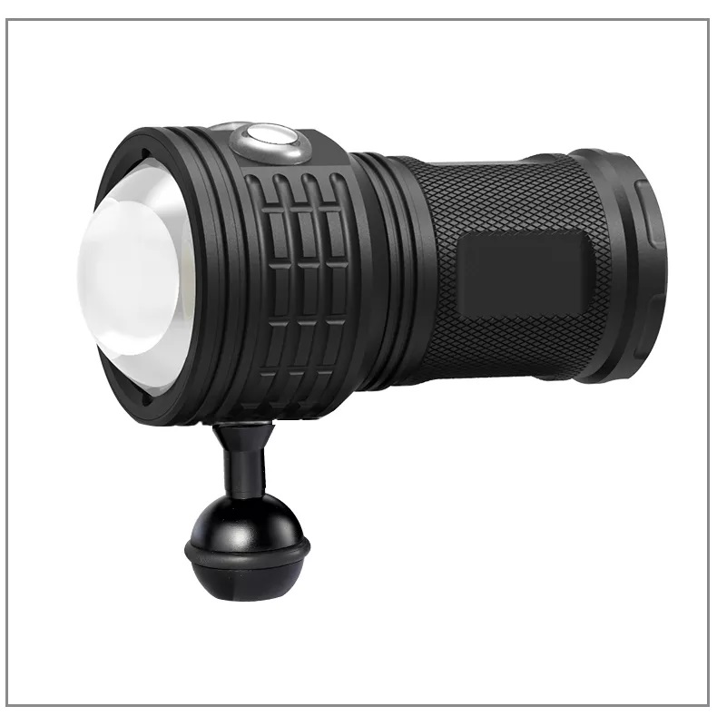 Đèn pin chống nước cho thợ lặn TERINO T14 New (dùng dưới nước, tầm chiếu xa 300-500m) - Hàng chính hãng