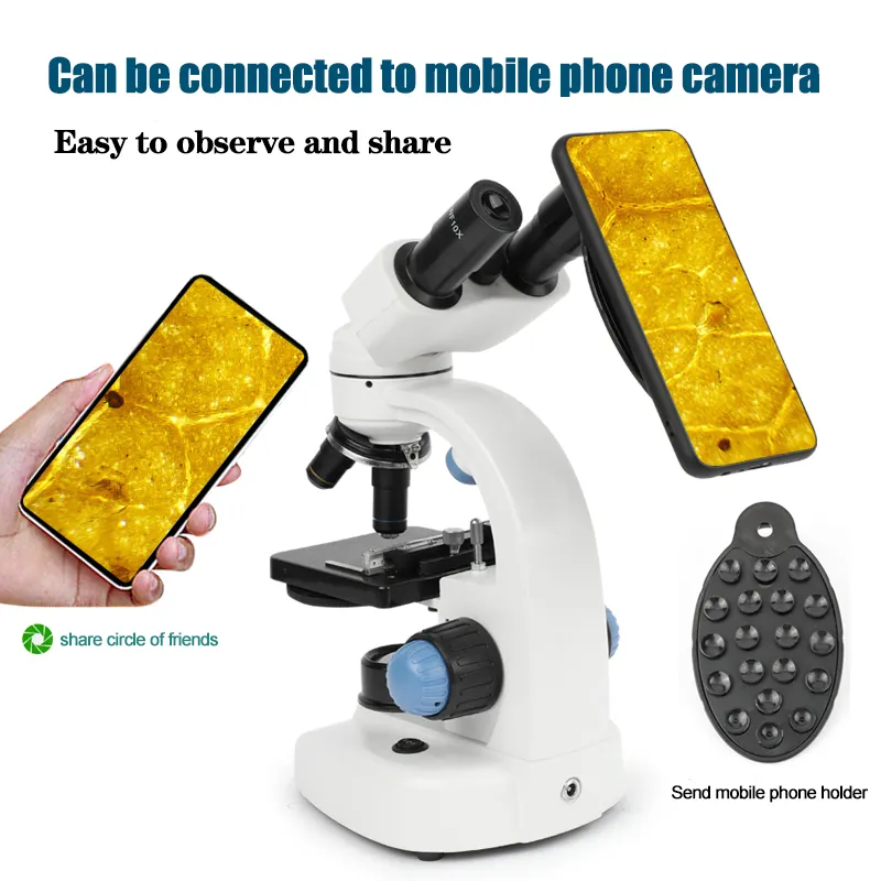 Kính hiển vi sinh học hai mắt Terino XW-002 (phóng đại 40x-1000x, dùng phòng lab) - Hàng chính hãng