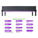 Đèn tia UV dùng cho công nghiệp Terino D200W-UV New (395nm, 200W) - Hàng chính hãng