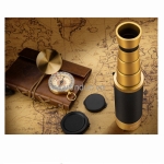 Ống nhòm một mắt siêu nét gấp gọn TERINO BA-50BG (25X50mm, lăng kính BAK4, chống nước, HD, màu vàng-đen) - Hàng chính hãng