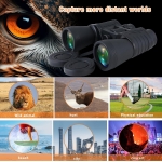 Ống nhòm hai mắt Terino BN-2050 (20x50mm, lăng kính BAK4, chống nước, quan sát xa, hỗ trợ nhìn đêm) phù hợp cho ngắm chim, săn bắn, du lịch & sự kiện trong điều kiện ánh sáng yếu - Hàng chính hãng