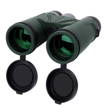 Ống nhòm siêu nét gấp gọn Terino BR-1242HD (12x42mm, lăng kính BAK4, chống nước, màu xanh lá) dùng cho tham quan, ngắm cảnh) - Hàng chính hãng