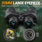 Ống nhòm hai mắt zoom cao cấp Terino BZ-1050HD ( lăng kính BAK4, HD, độ phóng đại lớn, thấu kính FMC, màu đen) - Hàng chính hãng