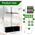 Đèn trồng cây thủy canh tự động Terino DA-02 (tích hợp đèn LED toàn dải phổ ánh sáng – ứng dụng trồng rau sạch, cây cảnh, hoa trong nhà) - Hàng chính hãng