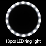 Kính lúp cầm tay đọc sách cao cấp Terino DE-9W (10x/20x, màu trắng, có đèn led) - Hàng chính hãng