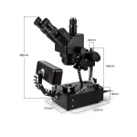 Kính hiển vi soi, kiểm tra đá quý chuyên dụng Terino GEM-22 Pro (soi đá quý và kim cương) - Hàng chính hãng