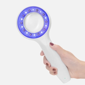 Kính lúp soi da (Dermatology) Terino HD-150 đèn UV 365nm & 405nm (dùng cho bác sỹ da liễu, thẩm mỹ) - Hàng chính hãng