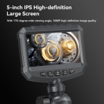 Thiết bị camera soi khe hẹp cao cấp Terino HD S30 ( Dây 2 mét, xoay 360 độ, màn hình 5.0 inch IPS, đường kính đầu dò 3.9mm, Camera nội soi công nghiệp) - Hàng chính hãng