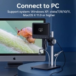 Kính hiển vi kỹ thuật số tích hợp camera Terino HD1200B- IPS (Phóng đại 1200X, 7 Inch, 12MP) - Hàng chính hãng