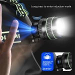 Đèn pin sạc choàng đầu siêu sáng TERINO K75A (60W LED, Zoom, chống nước) - Hàng chính hãng