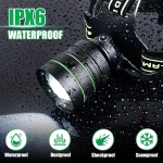 Đèn pin sạc choàng đầu siêu sáng TERINO K75A (60W LED, Zoom, chống nước) - Hàng chính hãng