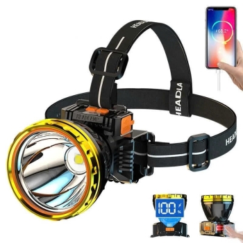 Đèn pin sạc choàng đầu siêu sáng TERINO K77 (chống nước, ánh sáng trắng) - Hàng chính hãng