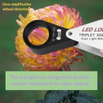 Kính lúp cầm tay có đèn chất lượng cao TERINO LH-3021-LED/UV (có đèn Led/UV, soi tiền, đá quý, chi tiết nhỏ) - Hàng chính hãng
