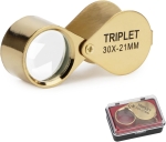 Kính lúp cầm tay TERINO LH-30X (phóng đại 30x, soi tem, soi đá quý, thủ công) - Hàng chính hãng