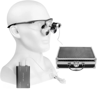 Kính lúp cao cấp có đèn, gắn mắt kính TERINO R00-4D - Hàng chính hãng