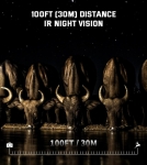 Máy bẫy ảnh Terino RD36W-4K (quay, chụp ảnh ban đêm có màu,36 MP, video 4K, chống nước IP67,cảm biến PIR siêu nhạy) - Hàng chính hãng