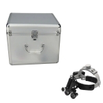 Kính lúp cao cấp có đèn, choàng đầu TERINO RDM-001 ( màu đen, phóng đại 3.5x, hỗ trợ cho nha khoa, thẩm mỹ, điện tử, công nghiệp) - Hàng chính hãng