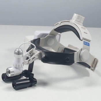 Kính lúp cao cấp có đèn, choàng đầu TERINO RDM-002 (phóng đại 6x, khoảng cách làm việc 420mm) - Hàng chính hãng