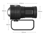 Đèn pin chống nước cho thợ lặn TERINO T14 New (dùng dưới nước, tầm chiếu xa 300-500m) - Hàng chính hãng
