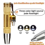 Đèn pin giám định đá quý (3 trong 1) TERINO T814 (Đèn UV-Trắng-Vàng dùng để kiểm tra ngọc, đá quý, hổ phách, trang sức và tiền) – Hàng chính hãng