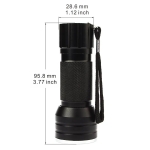 Đèn pin cầm tay tia UV kiểm tra tiền Terino UV-C1821 - Hàng chính hãng